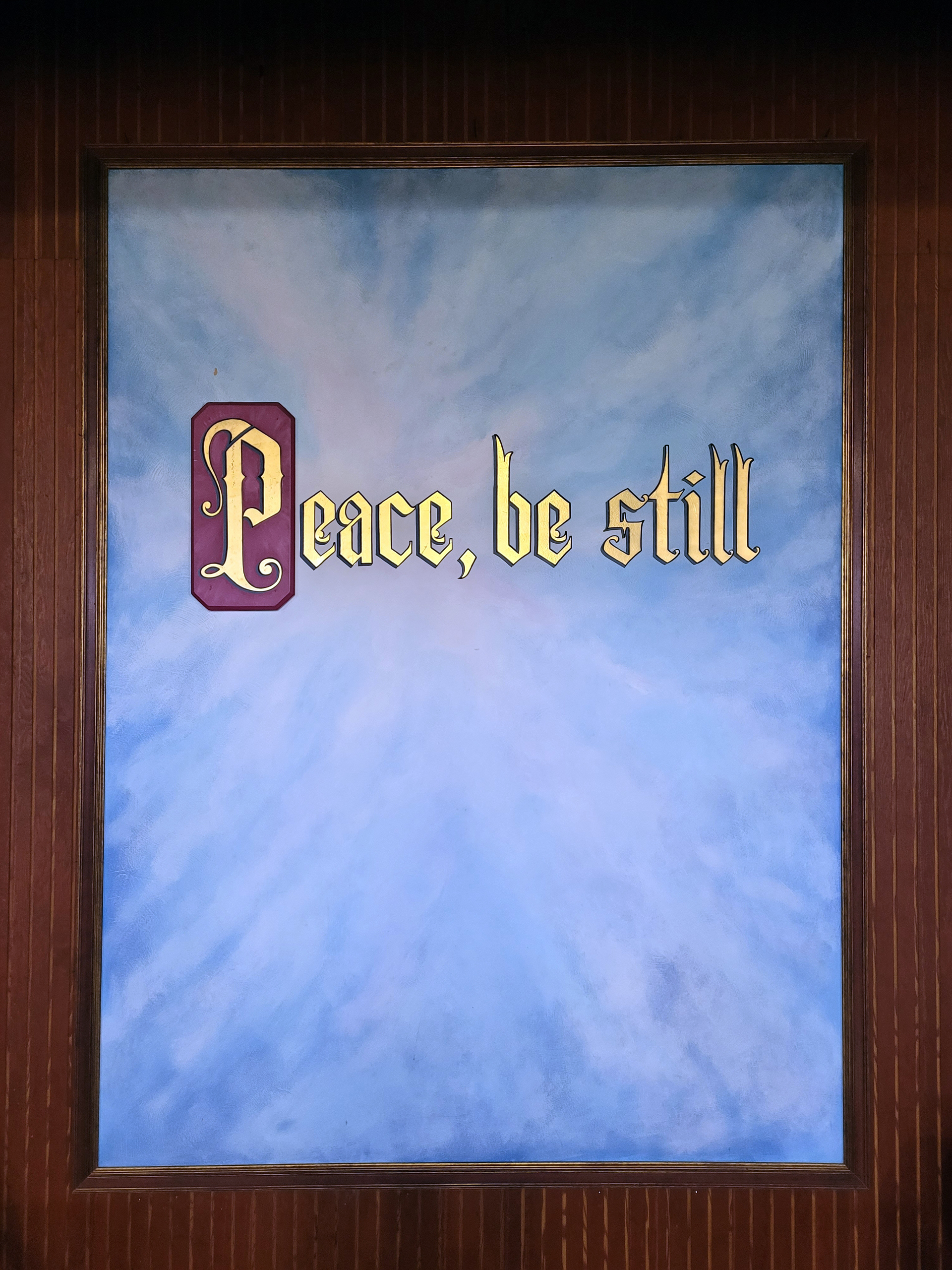 Peace, be Still